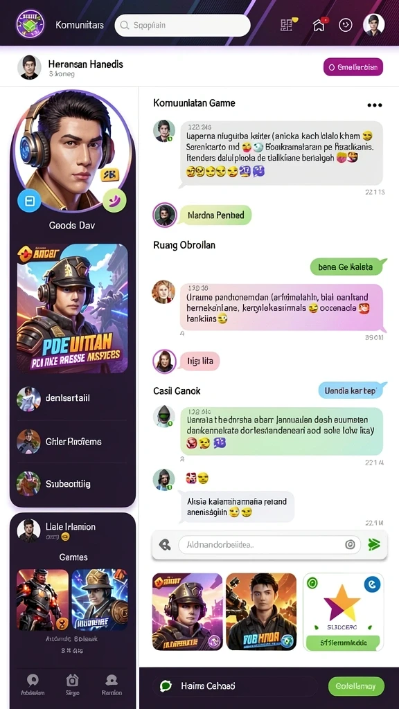 hao788 - Fitur komunitas yang aktif untuk berinteraksi dengan pemain lain.