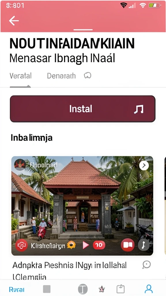 mt777 - Gambar tampilan awal permainan dengan karakter utama.