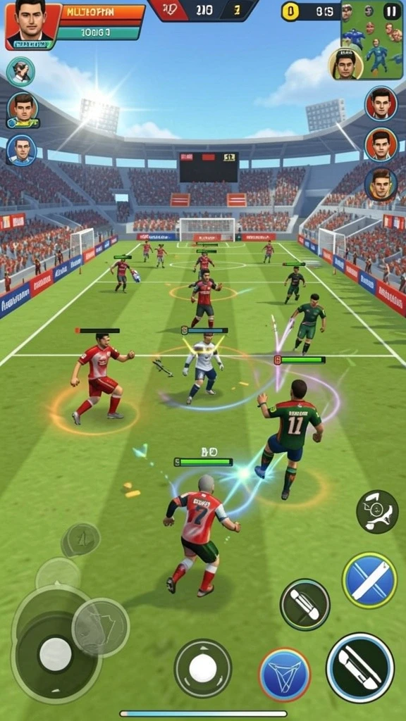 x168 - Tangkapan layar menunjukkan mode multiplayer yang seru dalam X168.
